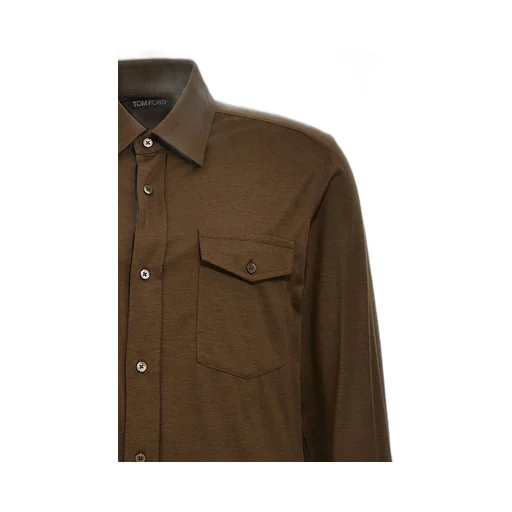 Long-Sleeved Lapel Shirt