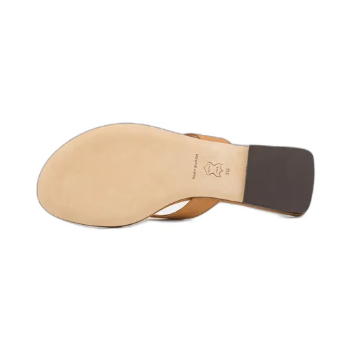 Capri Logo Plaque Thong Sandals