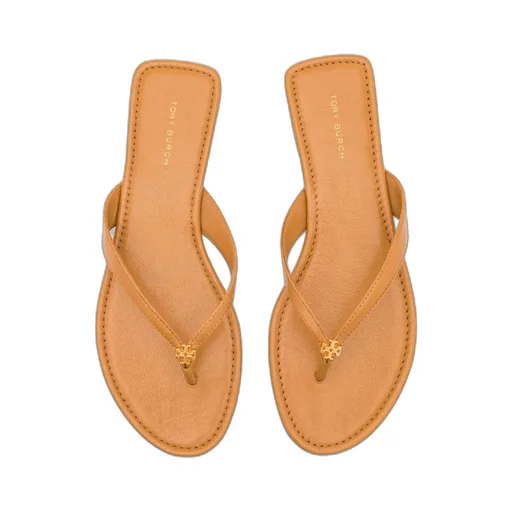 Capri Logo Plaque Thong Sandals