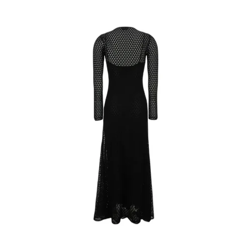 Crochet Knit Maxi Dress