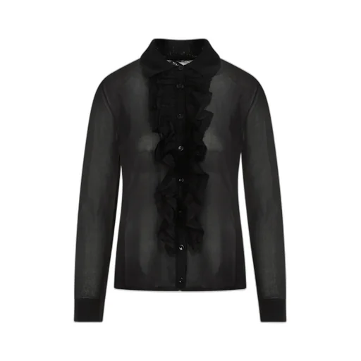 Ruffle Knit Shirt