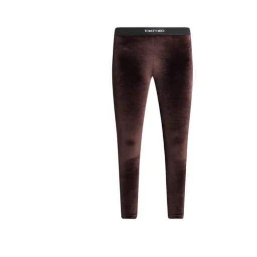 Stretch Lustrous Velour Signature Leggings