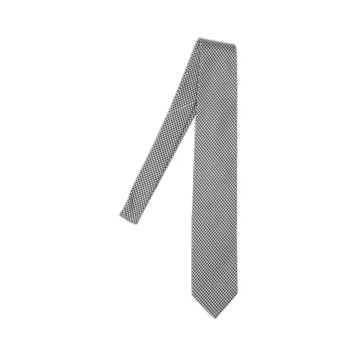 Patterned-Jacquard Pointed-Tip Tie