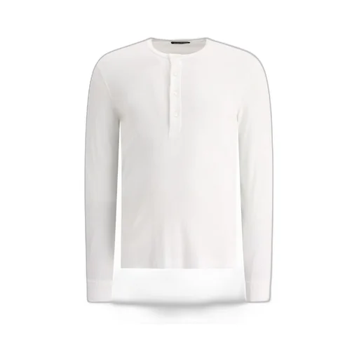 Henley Ribbed T-Shirt
