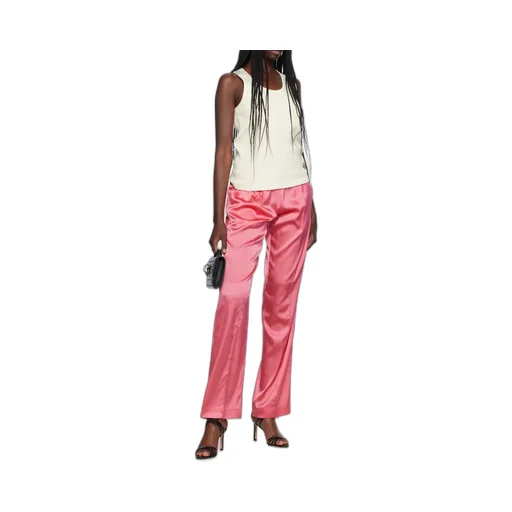 Stretch Satin Pj Pants