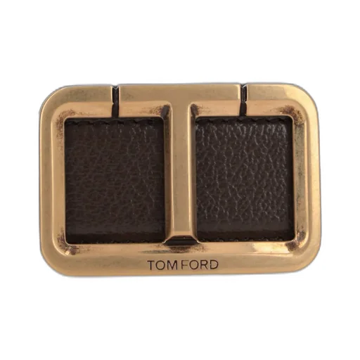 Logo Plaque Buckle Belt
