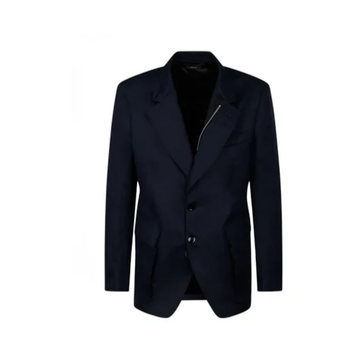Zip-Up Long-Sleeved Blazer