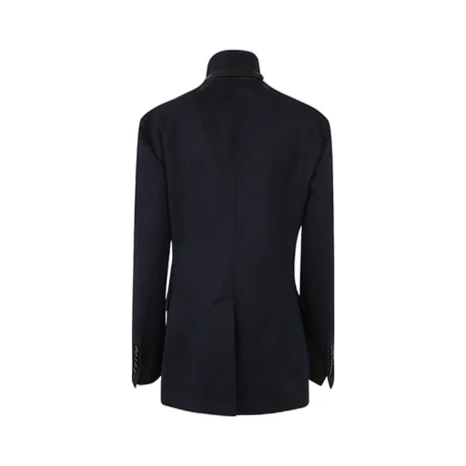 Zip-Up Long-Sleeved Blazer