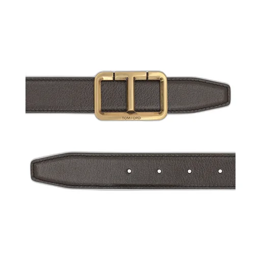 Logo Plaque Buckle Belt