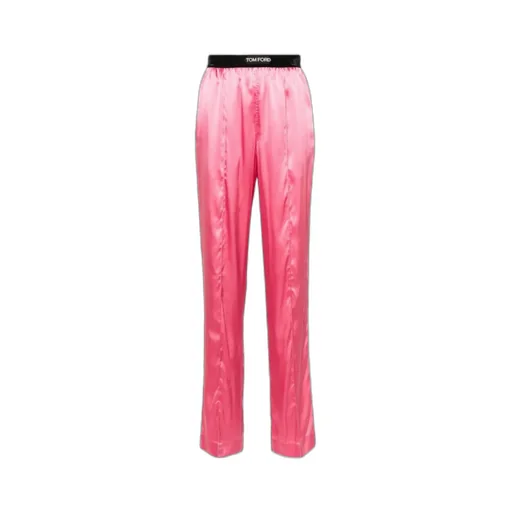 Stretch Satin Pj Pants