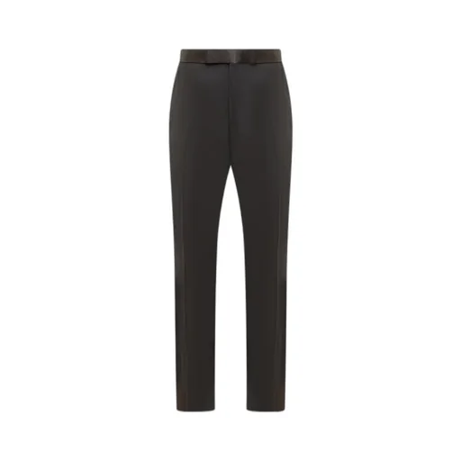 Side-Buckled Evening Trousers