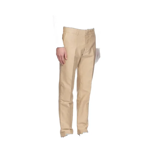 Logo Patch Straight-Leg Tailored Trousers