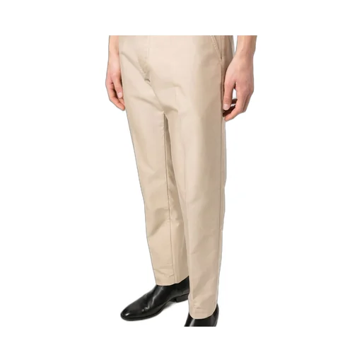 Logo Patch Straight-Leg Tailored Trousers