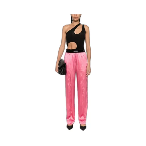 Stretch Satin Pj Pants