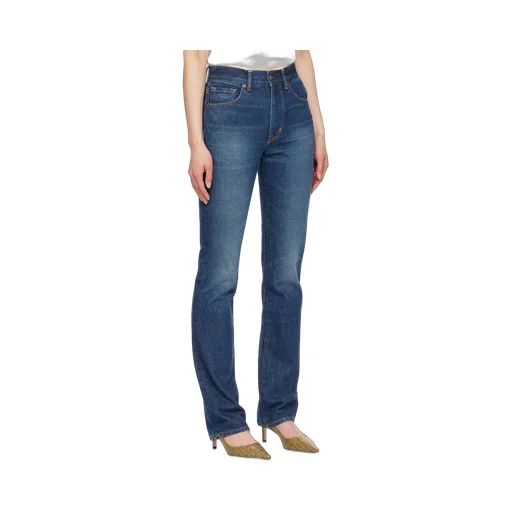 Logo Patch Straight-Leg Jeans