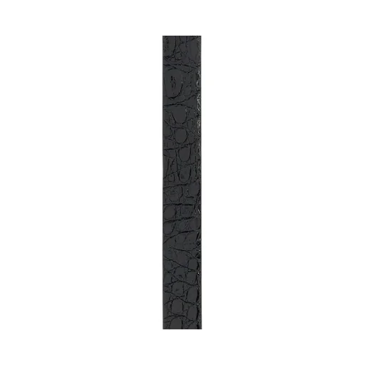 T Logo Embossed Buckle Belt