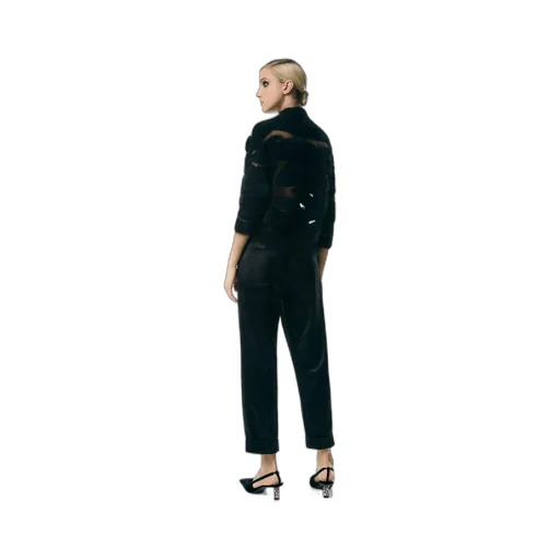 High Waist Straight-Leg Trousers