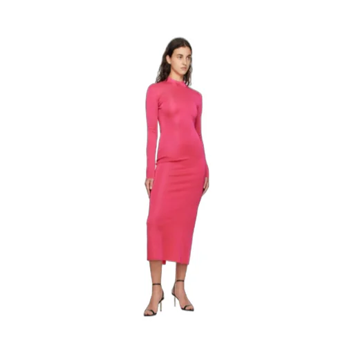 Small High-Necked Zipper Dress