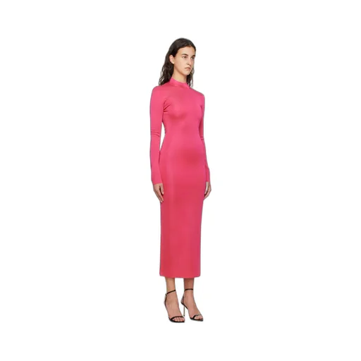 Small High-Necked Zipper Dress