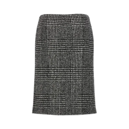 Front Double Zipper Detail Skirt