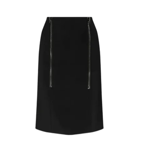 Straight Hem Midi Pencil Skirt