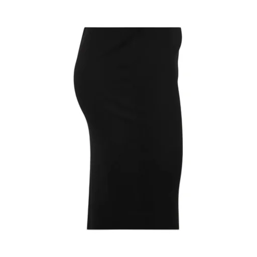 High-Waisted Stretched Midi Skirt
