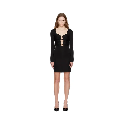 Sweetheart Neck Cut-Out Mini Dress