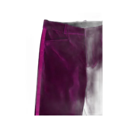 Mid-Waisted Velvet Pants
