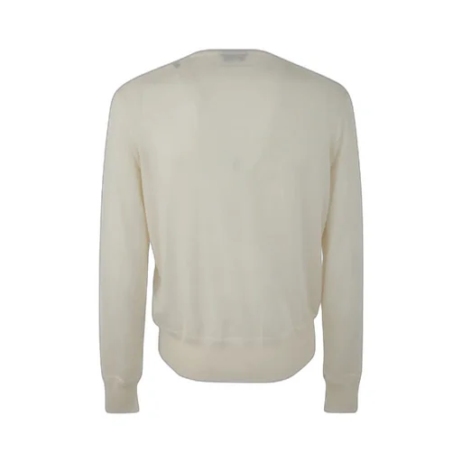 Long-Sleeved V-Neck Jumper