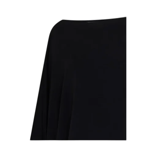 Asymmetric Silk Midi Dress