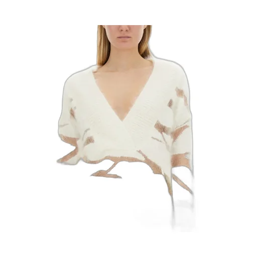 V-Neck Knitted Jumper