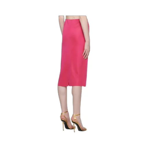 Zipper Medium Length Skirt
