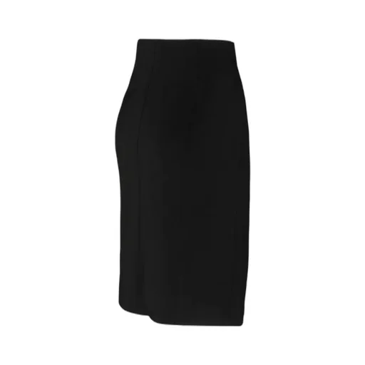 Straight Hem Midi Pencil Skirt