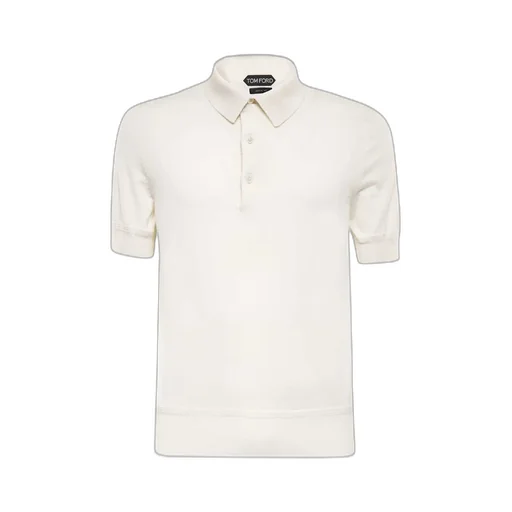 Short-Sleeve Knitted Polo Shirt