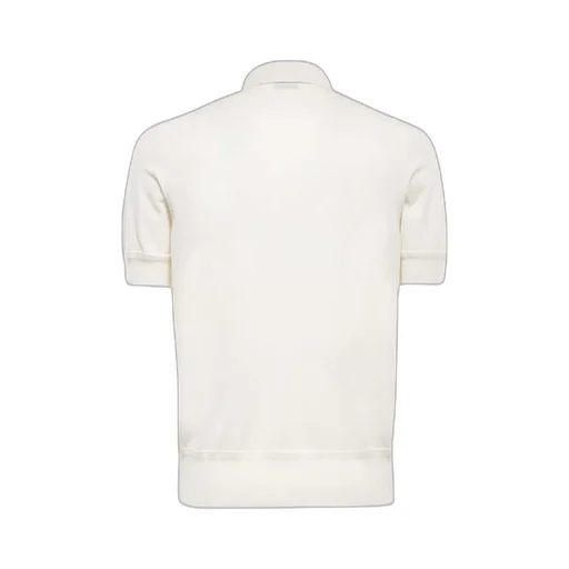 Short-Sleeve Knitted Polo Shirt