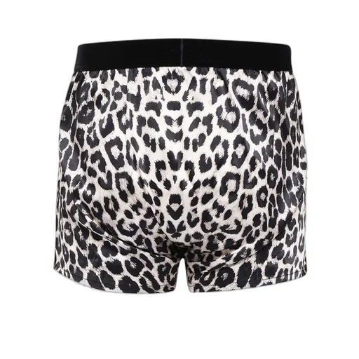 Logo-Waistband Leopard-Printed Boxers