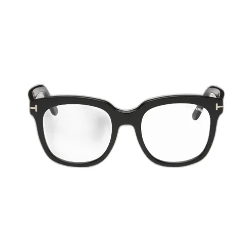 Blue-Block Geometric Frame Glasses