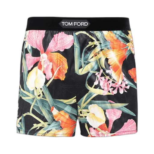 Floral-Print Stretch-Silk Boxers