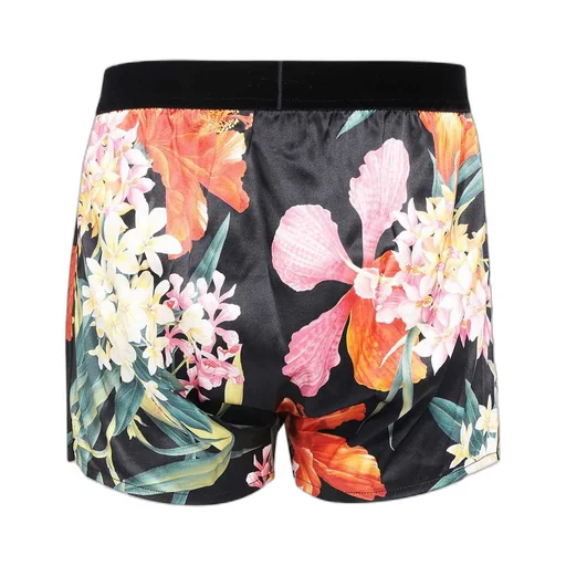 Floral-Print Stretch-Silk Boxers