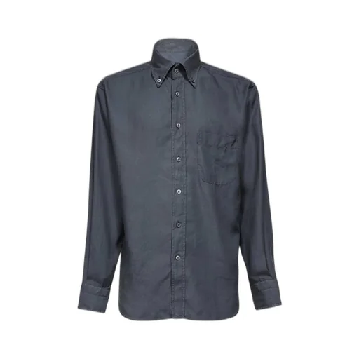 Long-Sleeve Lyocell Shirt