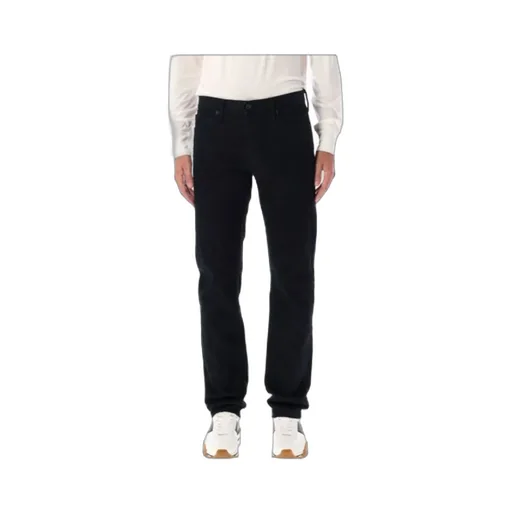 Mid-Rise Tapered-Leg Jeans
