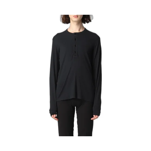 Henley Ribbed T-Shirt