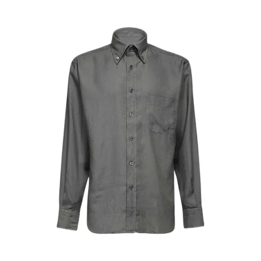 Lapel Long-Sleeved Shirt
