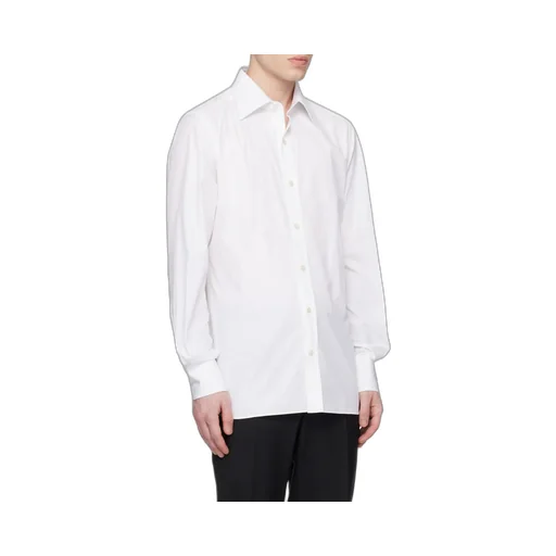 Buttoned Long-Sleeved Shirt