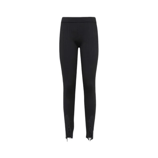 Mid-Rise Lace-Up Leggings