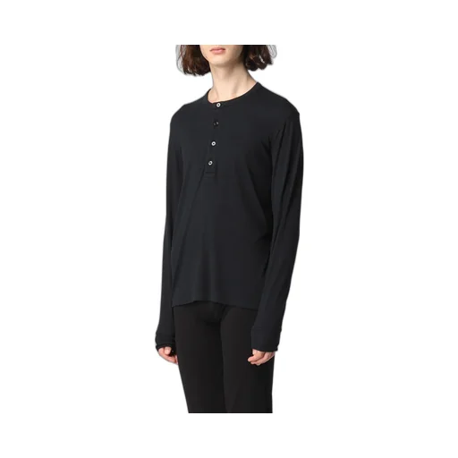 Henley Ribbed T-Shirt
