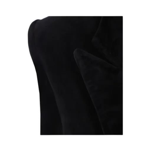 Plunging V-Neck Velvet Midi Dress
