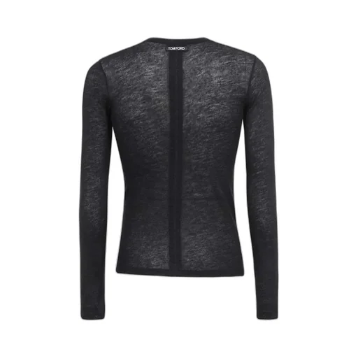 Long-Sleeved Crew-Neck Sweater