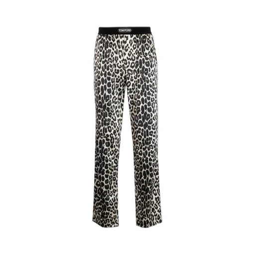 Leopard Printed Pajama Pants