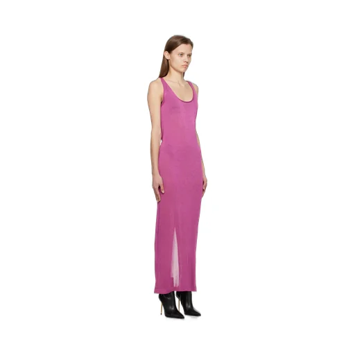 Sleeveless Round-Necked Dress